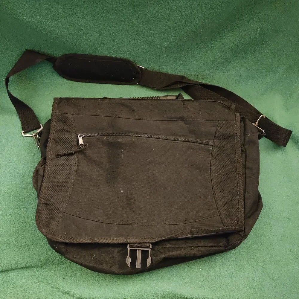 Messenger Briefcase Bag Laptop Padded Crossbody Shoulder Travel Bag